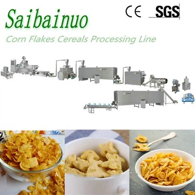 Pob kws Flakes Noj tshais Cereals Processing Tshuab Hoobkas