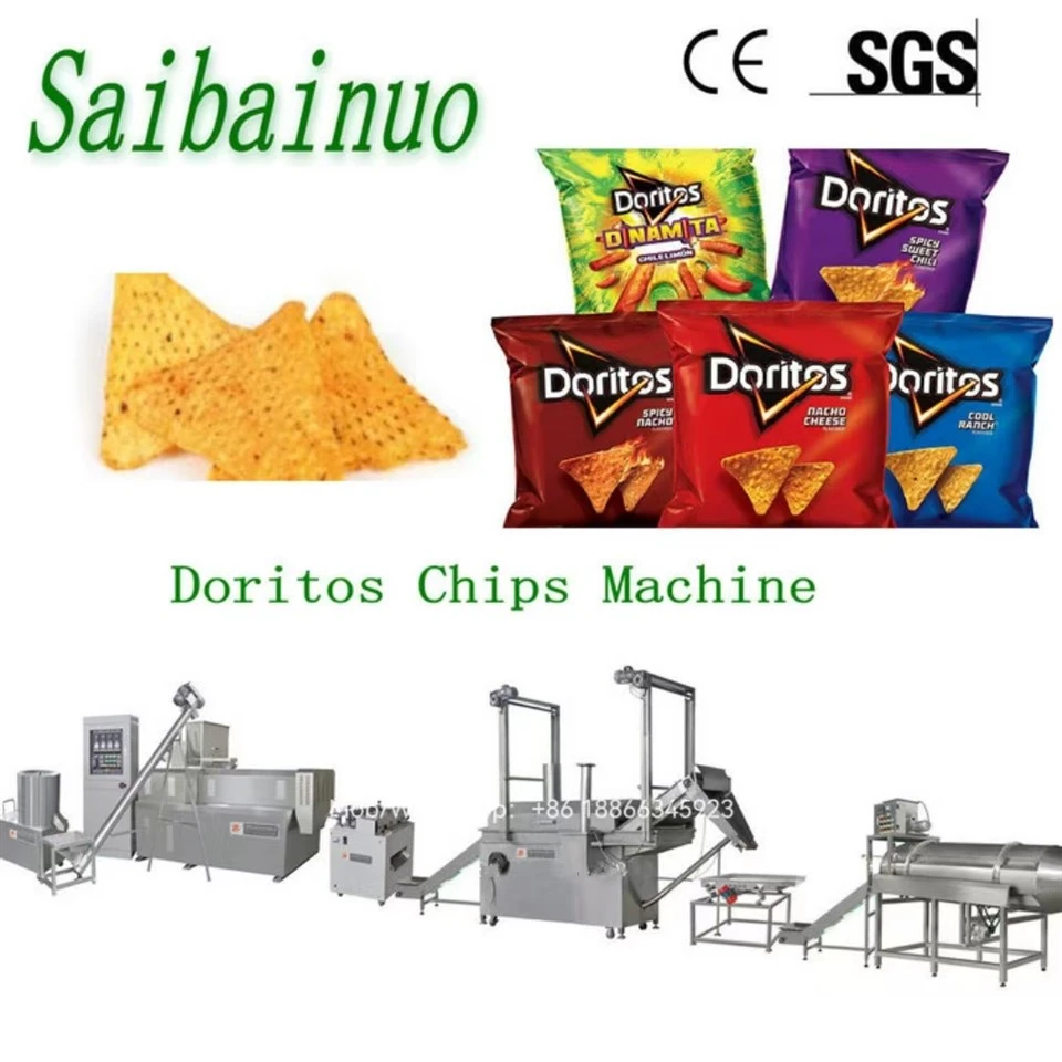 Tortilla Chips Extruder Ua Tshuab